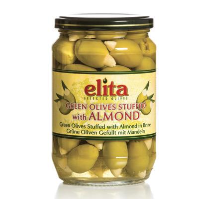 Green Olives Stuffed With Almond