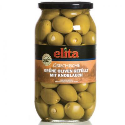 Green Olives Stuffed With Garlic